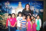 Farah Khan with her kids at Cindrella screening in Mumbai on 13th March 2015